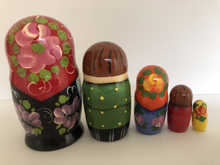 Load image into Gallery viewer, Village girl with Russian kettle nesting doll