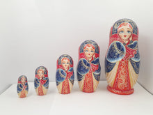 Load image into Gallery viewer, Village Girl nesting doll