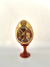 Load image into Gallery viewer, Small ST. Nicolas Religious Egg