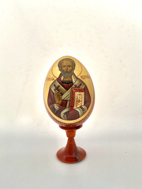 Small ST. Nicolas Religious Egg