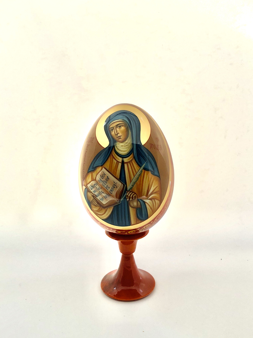 Small ST. Teresa Religious Egg