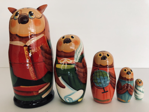 Wise Owl Nesting Doll