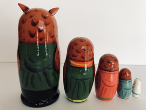 Wise Owl Nesting Doll