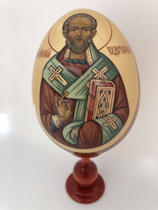 St. Nicolas Religious Egg Large