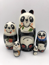 Load image into Gallery viewer, Panda Nesting Doll