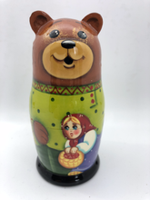 Load image into Gallery viewer, Masha and The Bear Nesting Doll