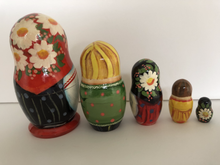 Load image into Gallery viewer, Village Girl With Apple Nesting Doll