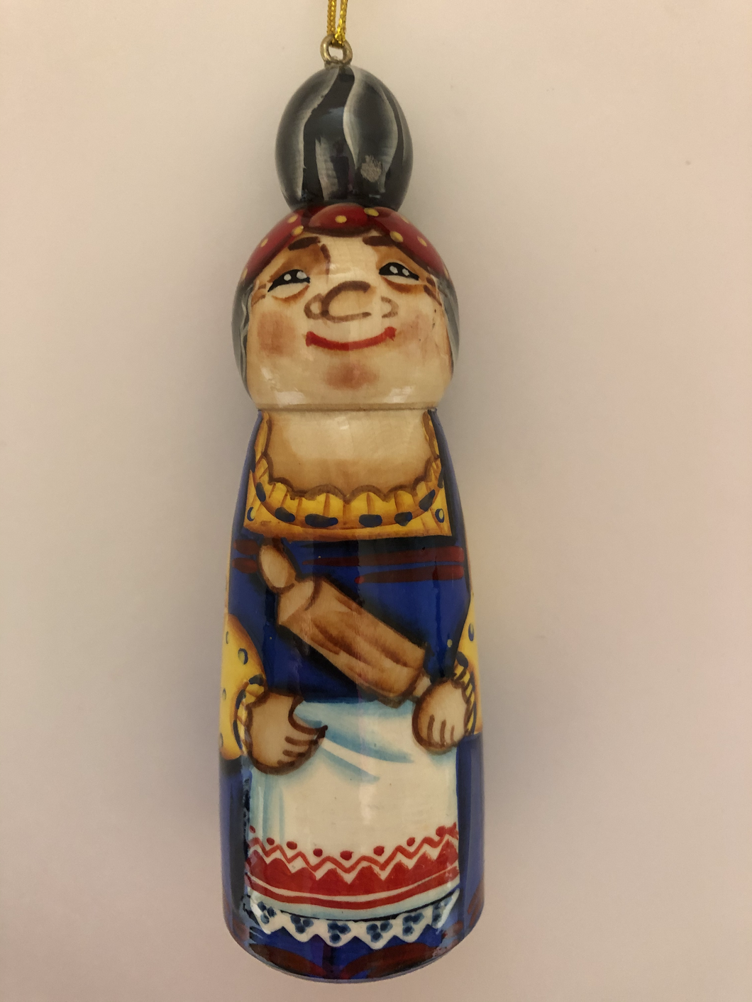 Women with the Rolling Pin  Christmas Ornament