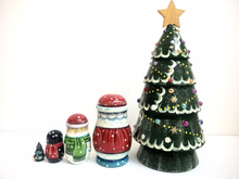 Load image into Gallery viewer, Christmas Tree Nesting Dolls Original Item Featured in the Hallmark Movie